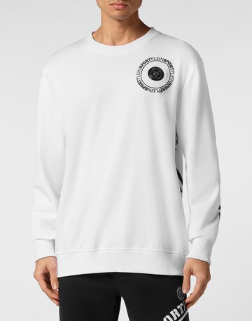 Plein Sport - Sudadera 'Carbon Tiger' en blanco