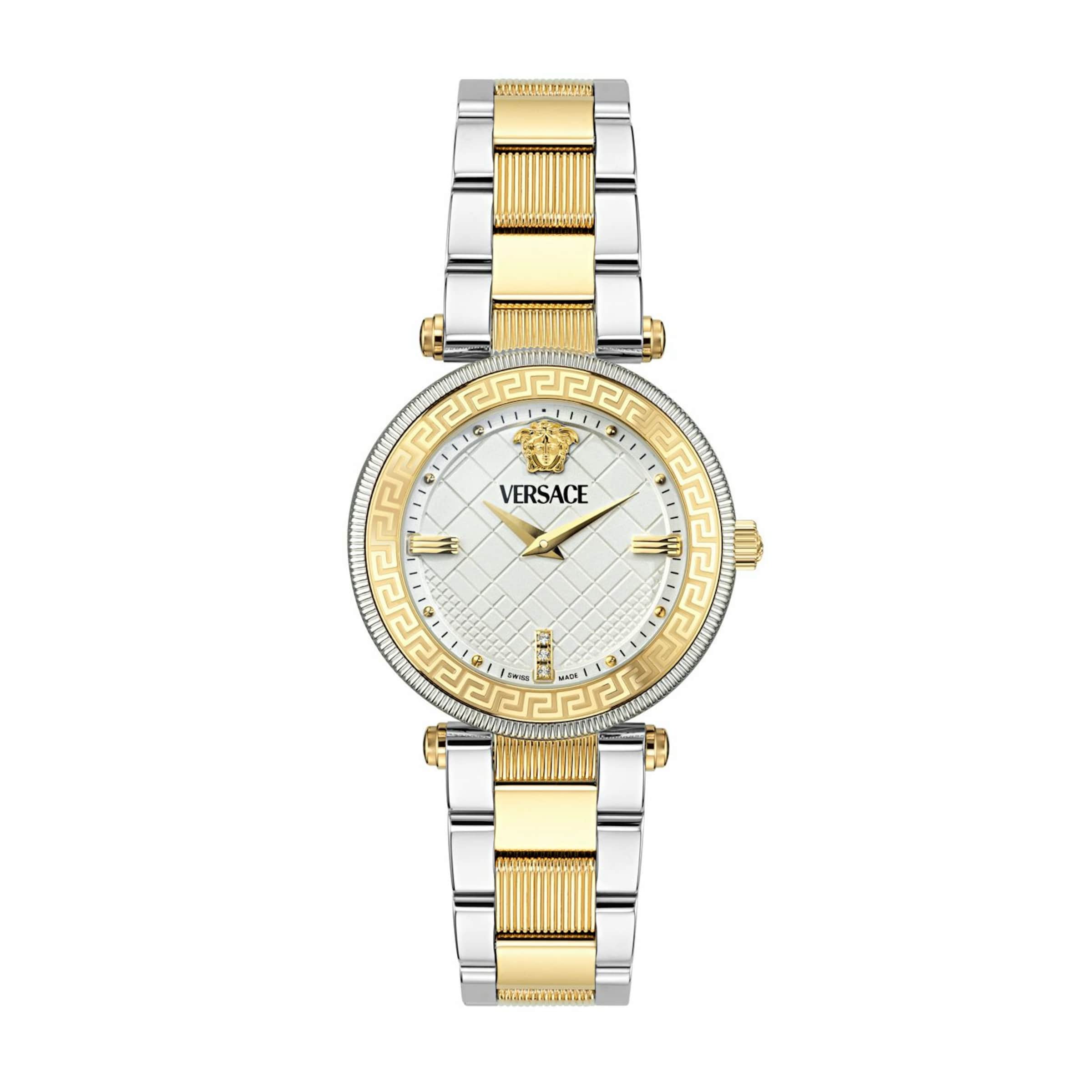 VERSACE Analoog horloge in Goud: voorkant