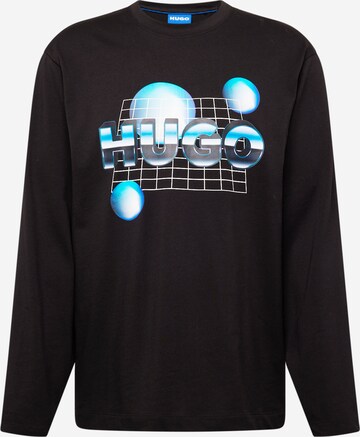 HUGO Bluser & t-shirts 'Notribo' i sort: forside