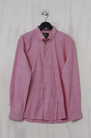 Navyboot Button Up Shirt in L in Red: front