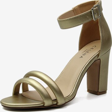 Celena Strap sandal 'Chelsie' in Gold