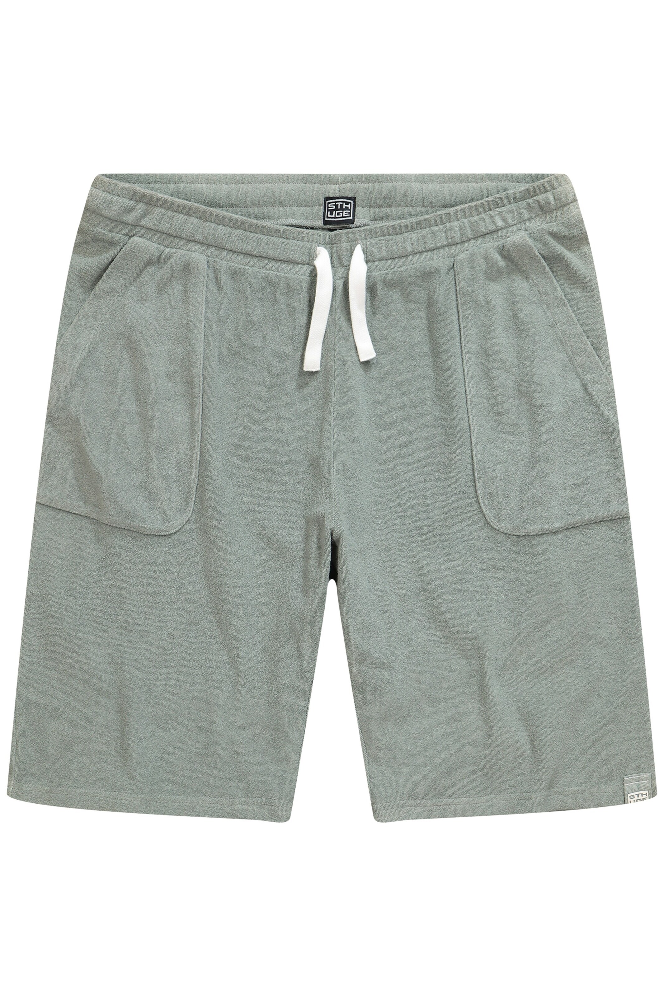STHUGE Regular Trousers in Green: front