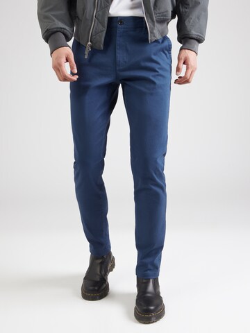 SCOTCH & SODA Szabványos Chino nadrág - kék: elől