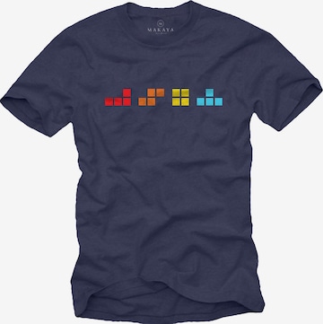 MAKAYA Shirt in Blau: Vorderseite