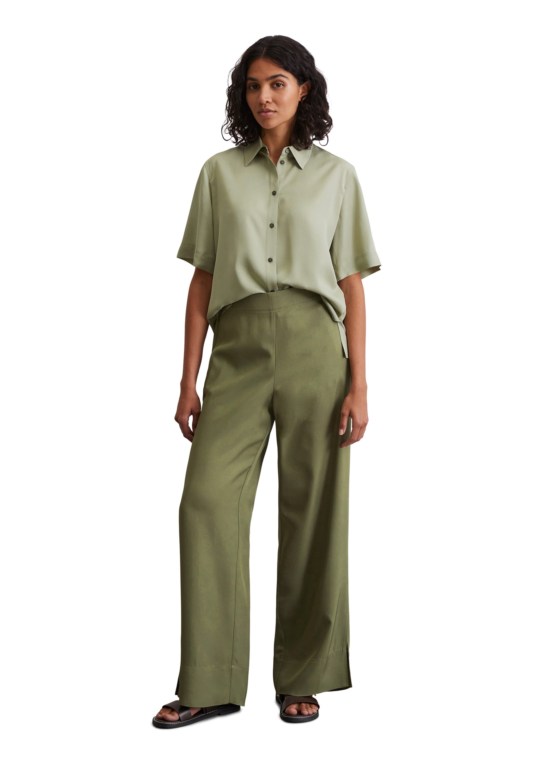 Marc O'Polo Loosefit Hose in Grün