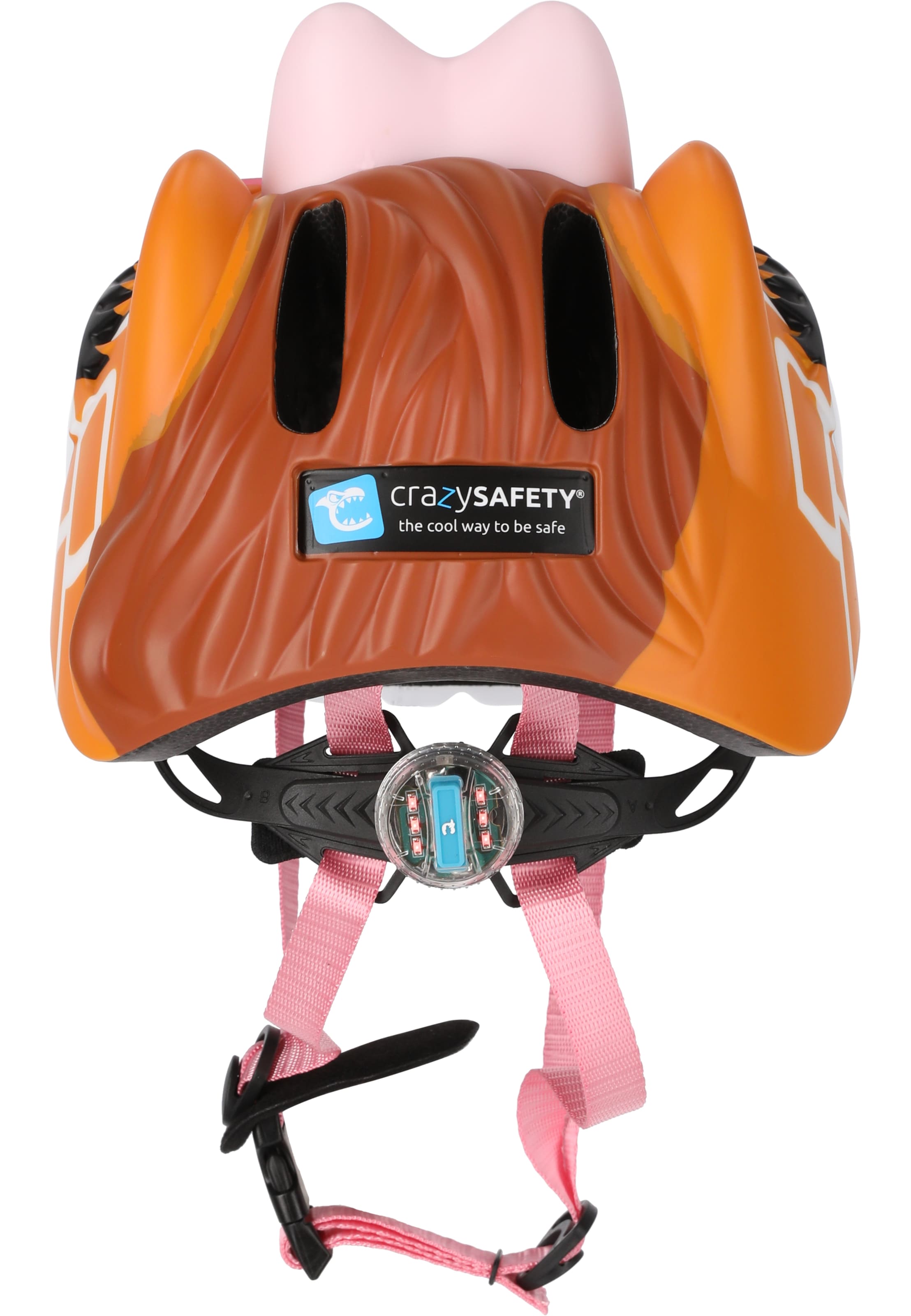Crazy Safety Helmet 'Giraffe' in Orange