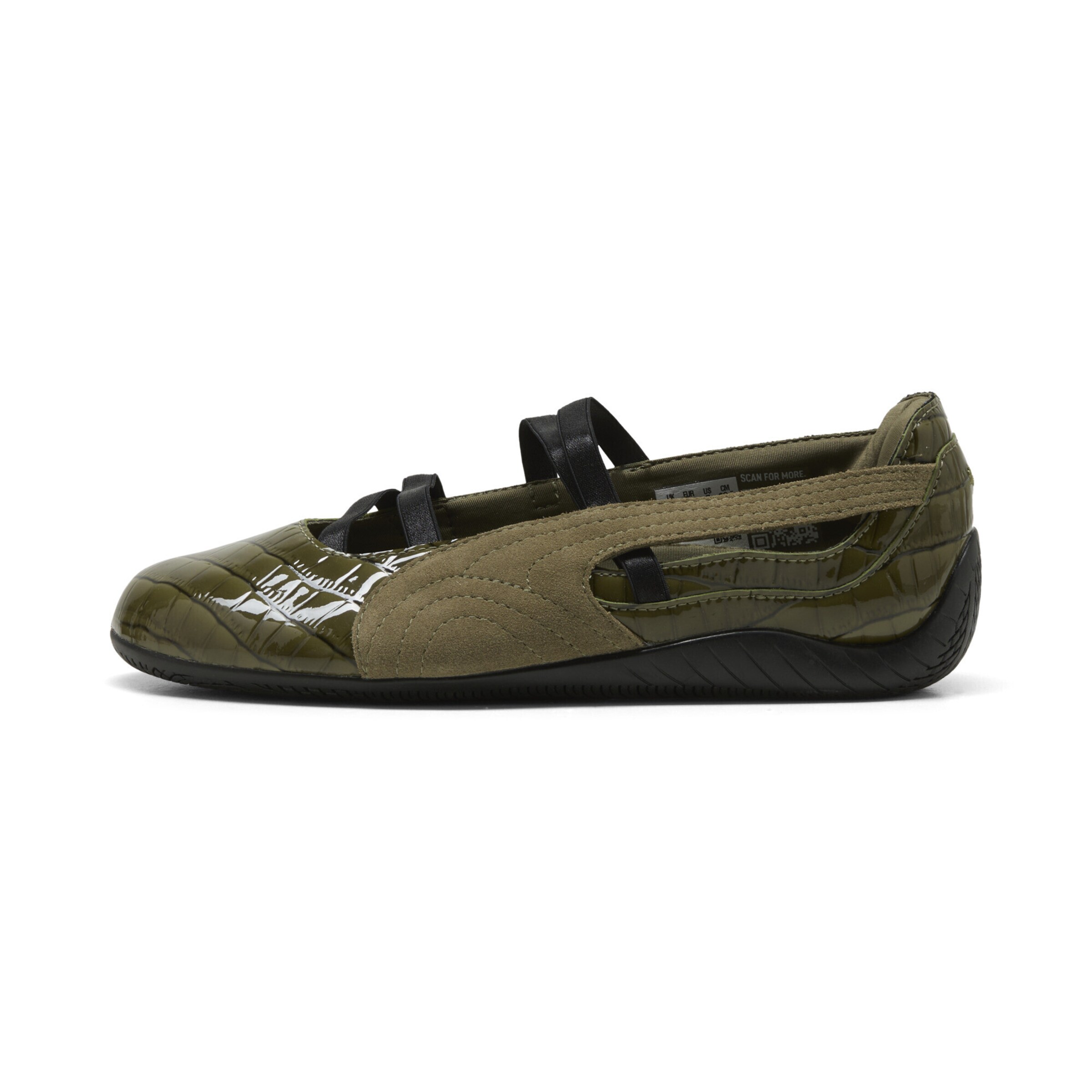 PUMA Platform trainers 'Speedcat' in Green: front