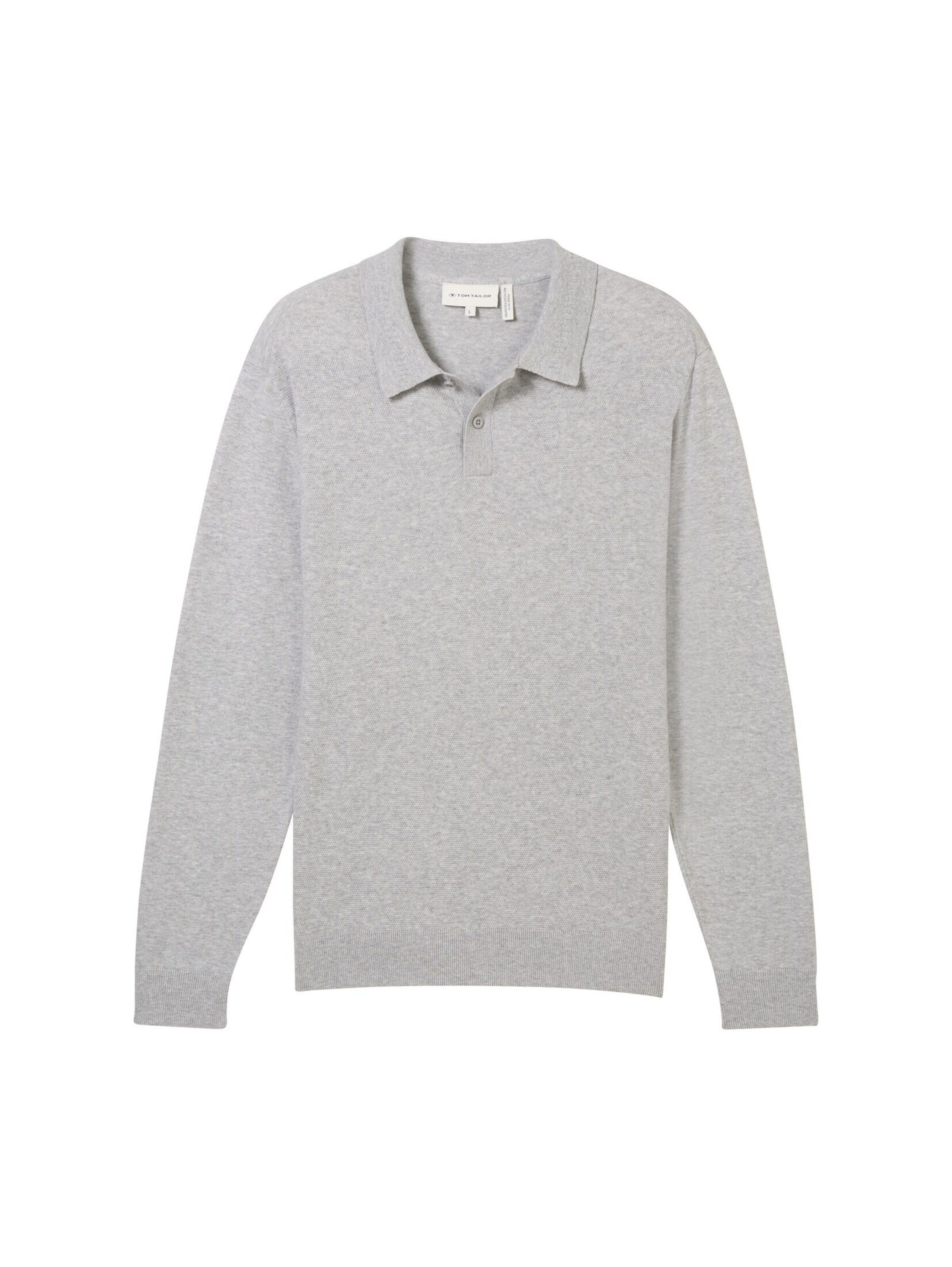 TOM TAILOR Pullover in Grau: Vorderseite