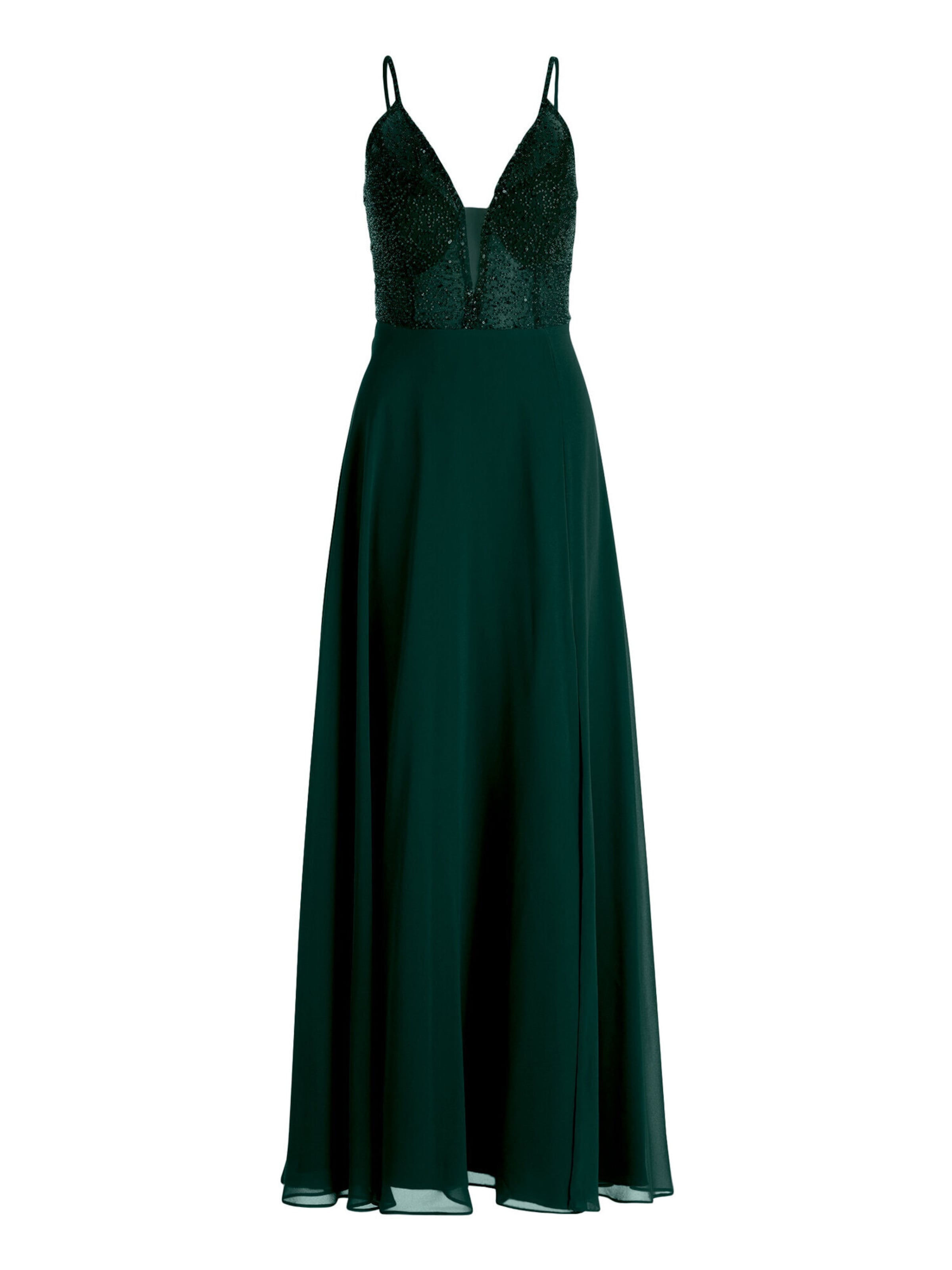 Robe de soirée Vera Mont en vert : devant