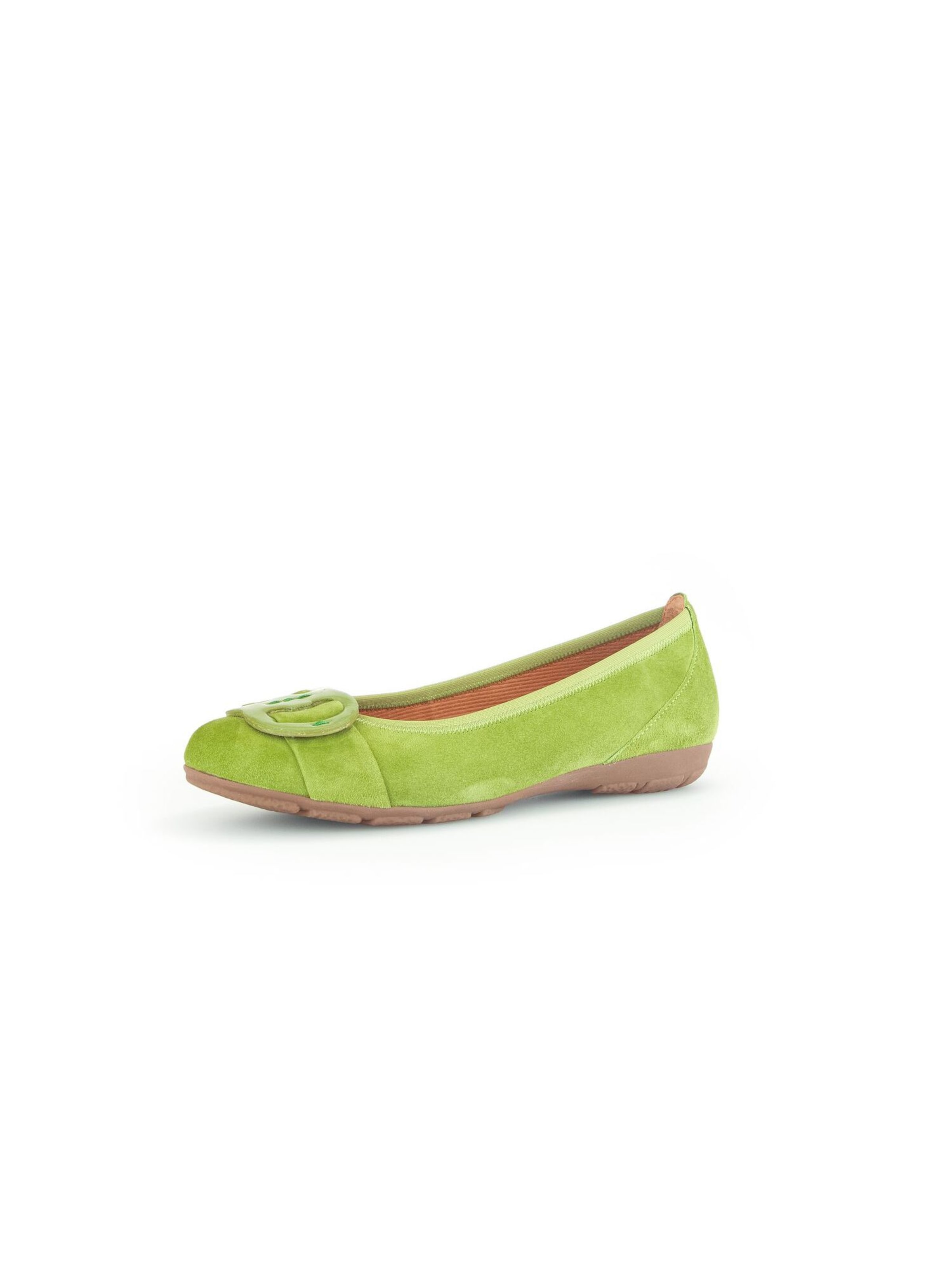 GABOR Ballet Flats in Green: front