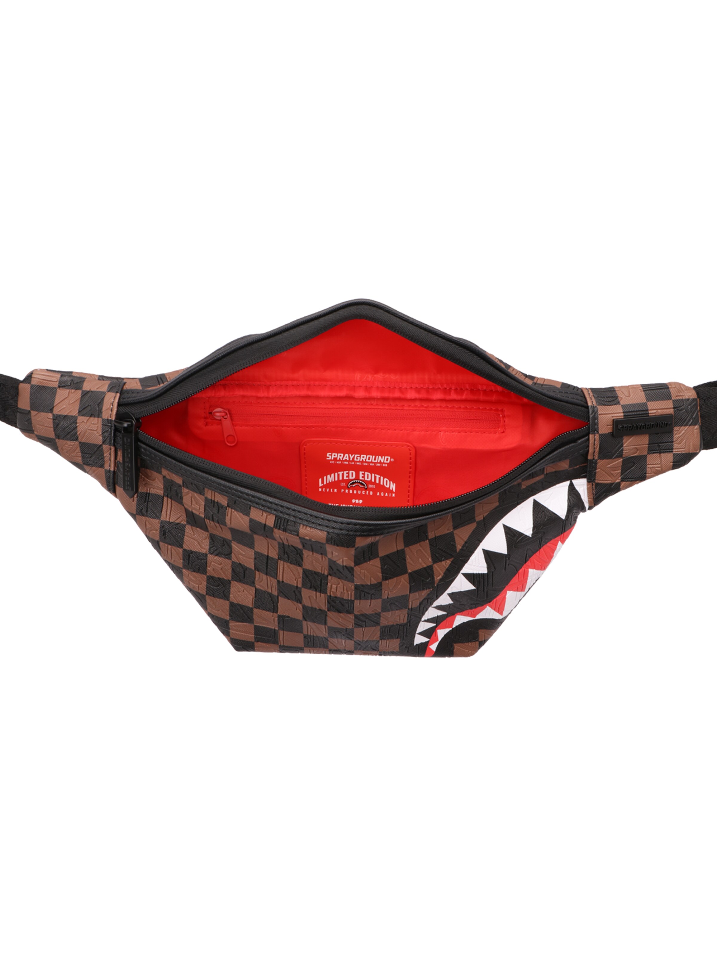 Sprayground Belt bag 'CHECK 2 EMBOSS SAVVY' in Brown