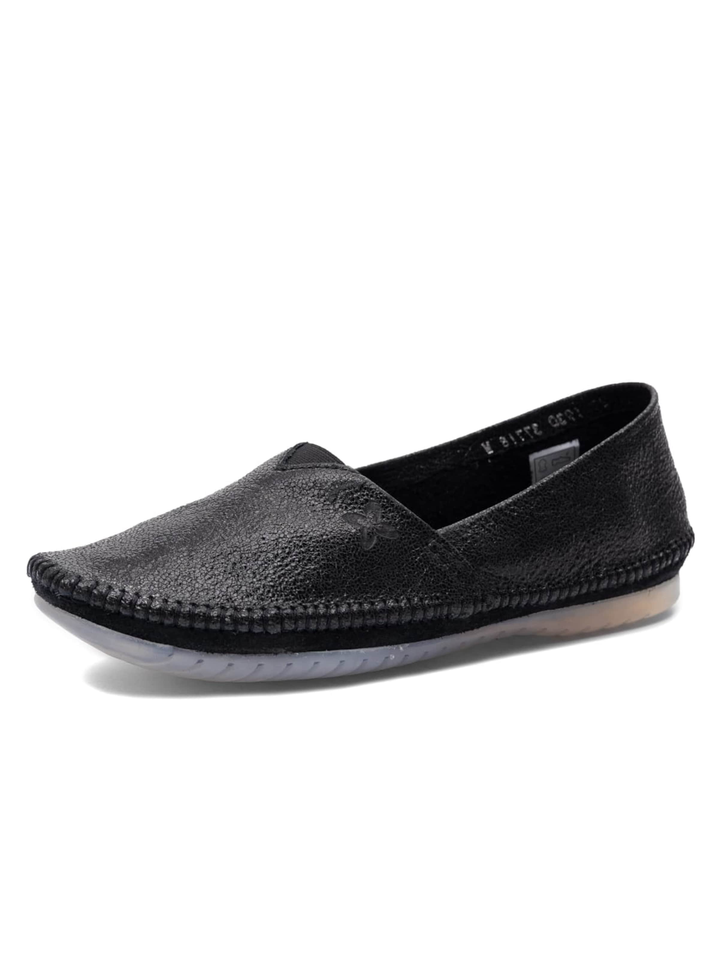 Maciejka Slipper '1930W-36/00-0'‌‌‌‌‌‌‌‌‌‌ in Schwarz: Vorderseite