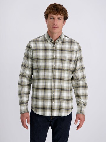 Coupe regular Chemise PIERRE CARDIN en vert : devant