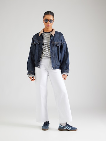 balta ONLY Plačios klešnės Džinsai 'ONLHOPE'