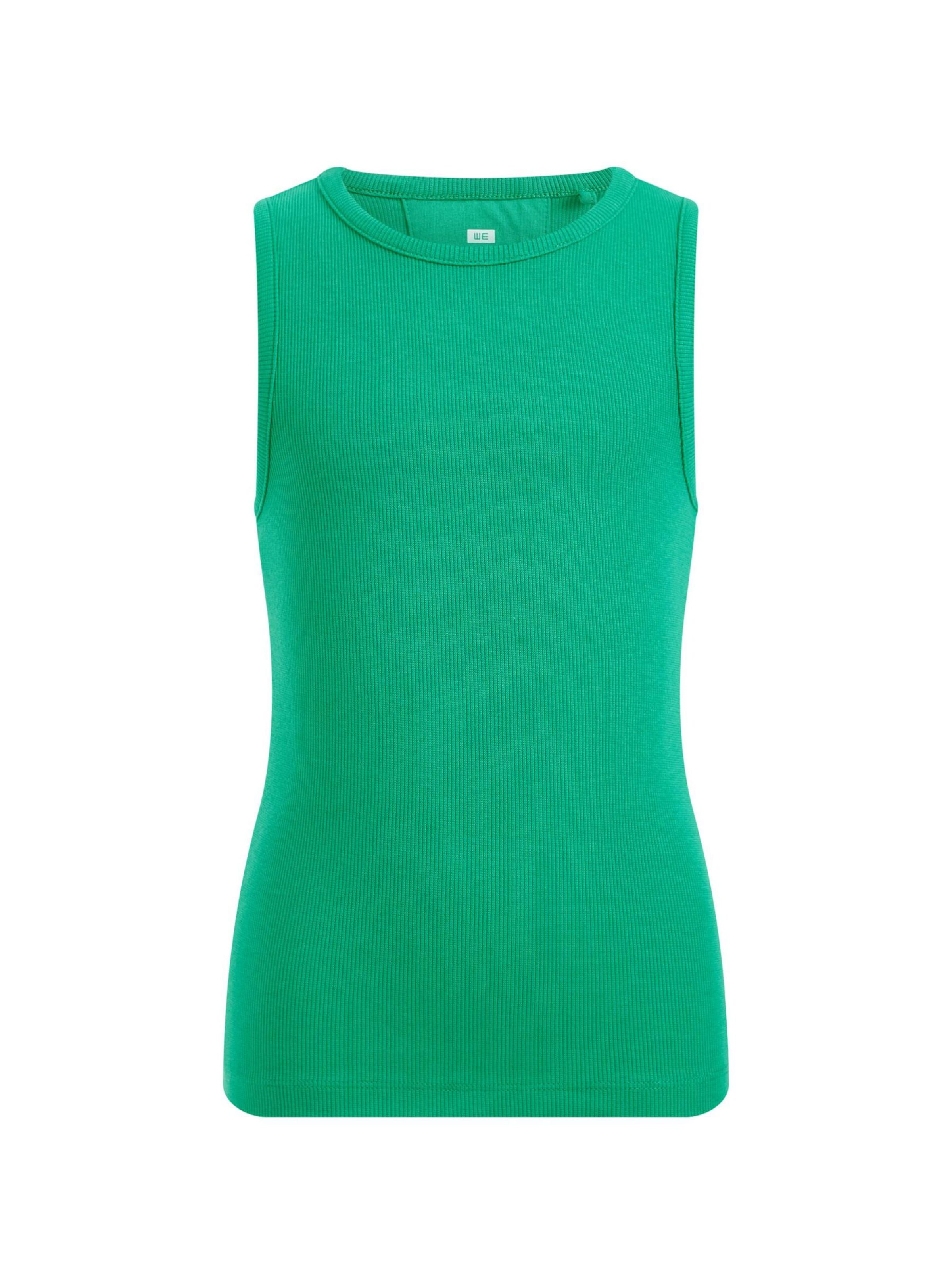 WE Fashion Топ в Зеленый: спереди