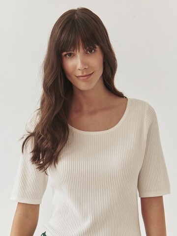 TATUUM Sweater 'Riba' in White