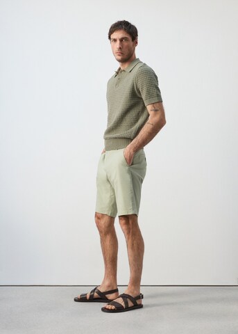 MANGO MAN Regular Shorts 'Gracia' in Grün