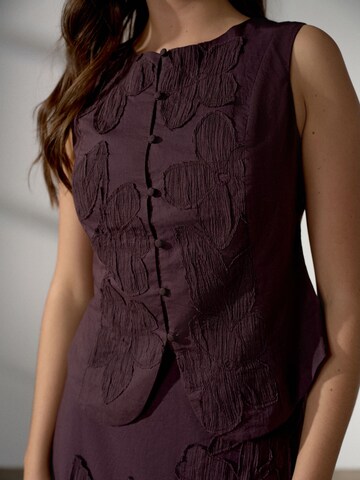 Gilet da completo di Next in marrone