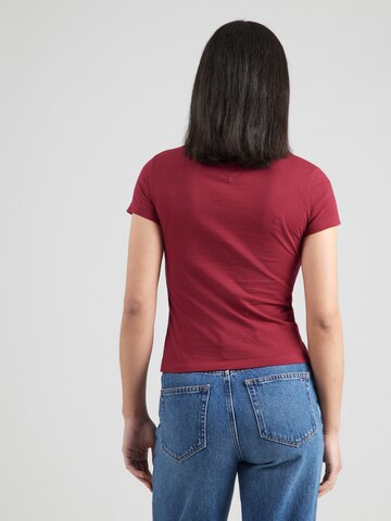 Tommy Jeans Tričko – červená