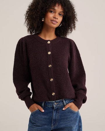 WE Fashion - Cárdigan en lila: frente