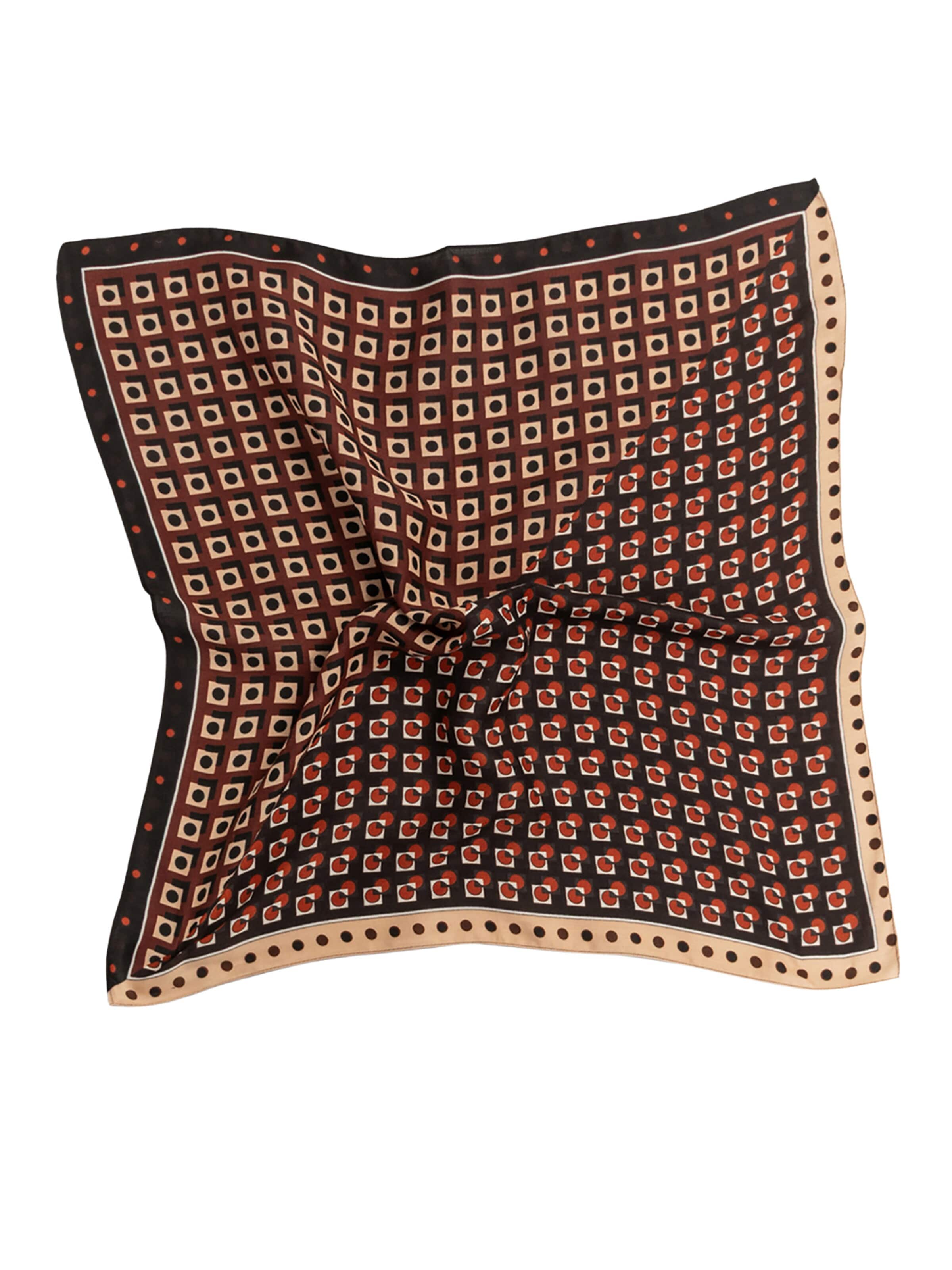 L'Arte Milano Scarf in Brown: front