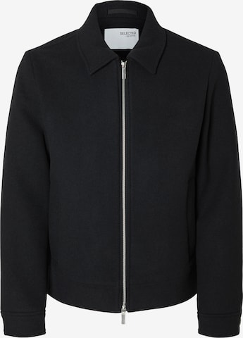 SELECTED Between-season jacket 'SLHPHILIP' in Black: front