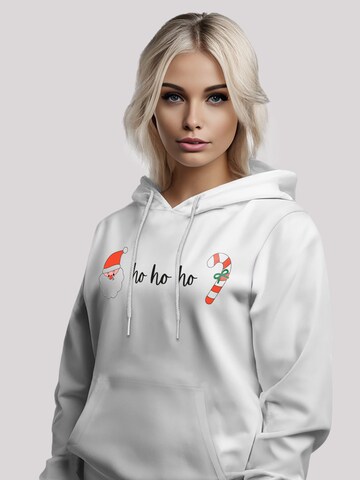 F4NT4STIC Sweatshirt 'Weihnachten Ho Ho Ho' in Weiß