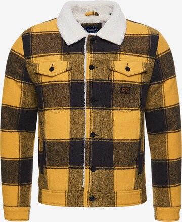 Superdry Between-season jacket 'Highwayman' in Yellow