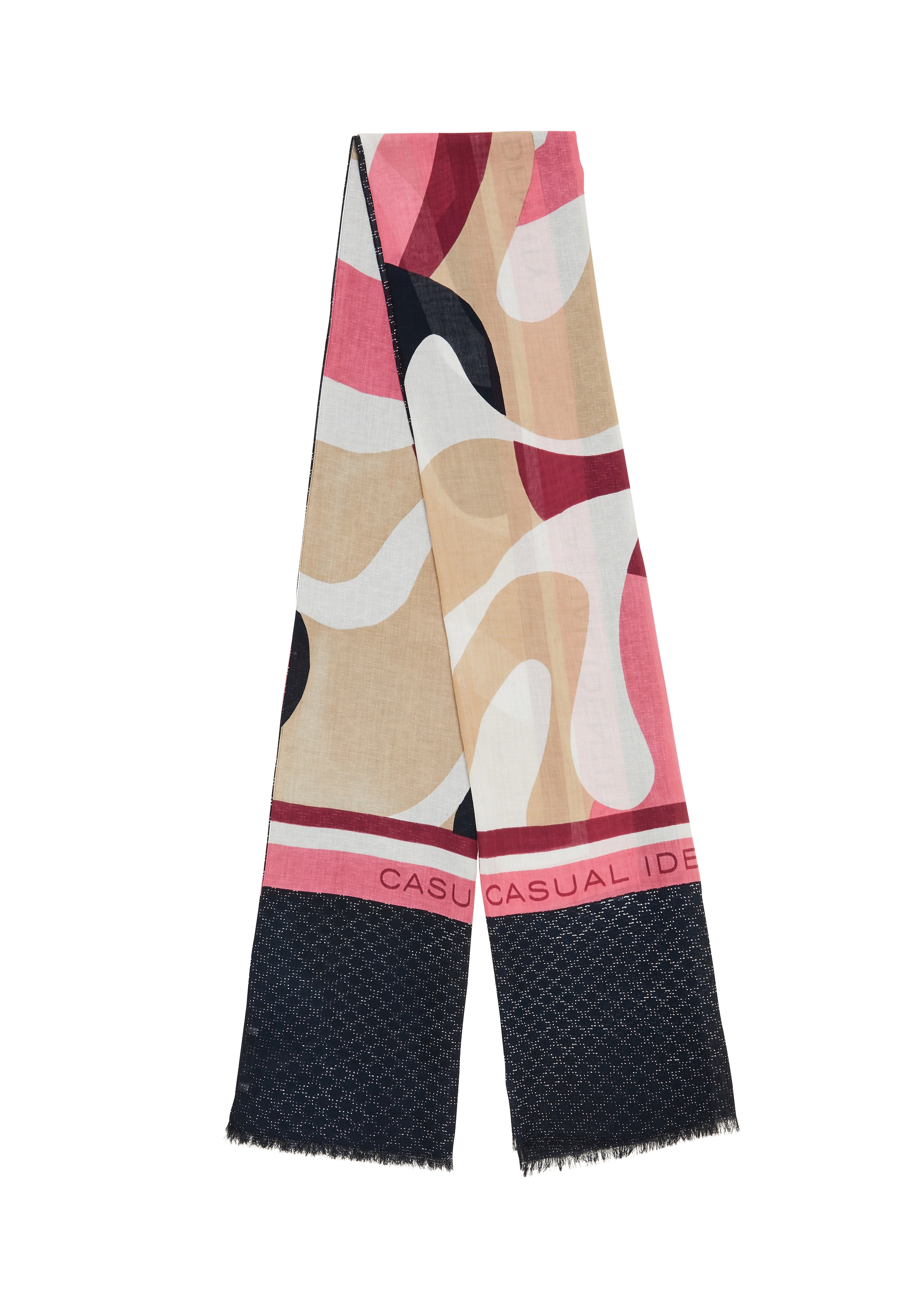 comma casual identity Schal in Blau: Vorderseite