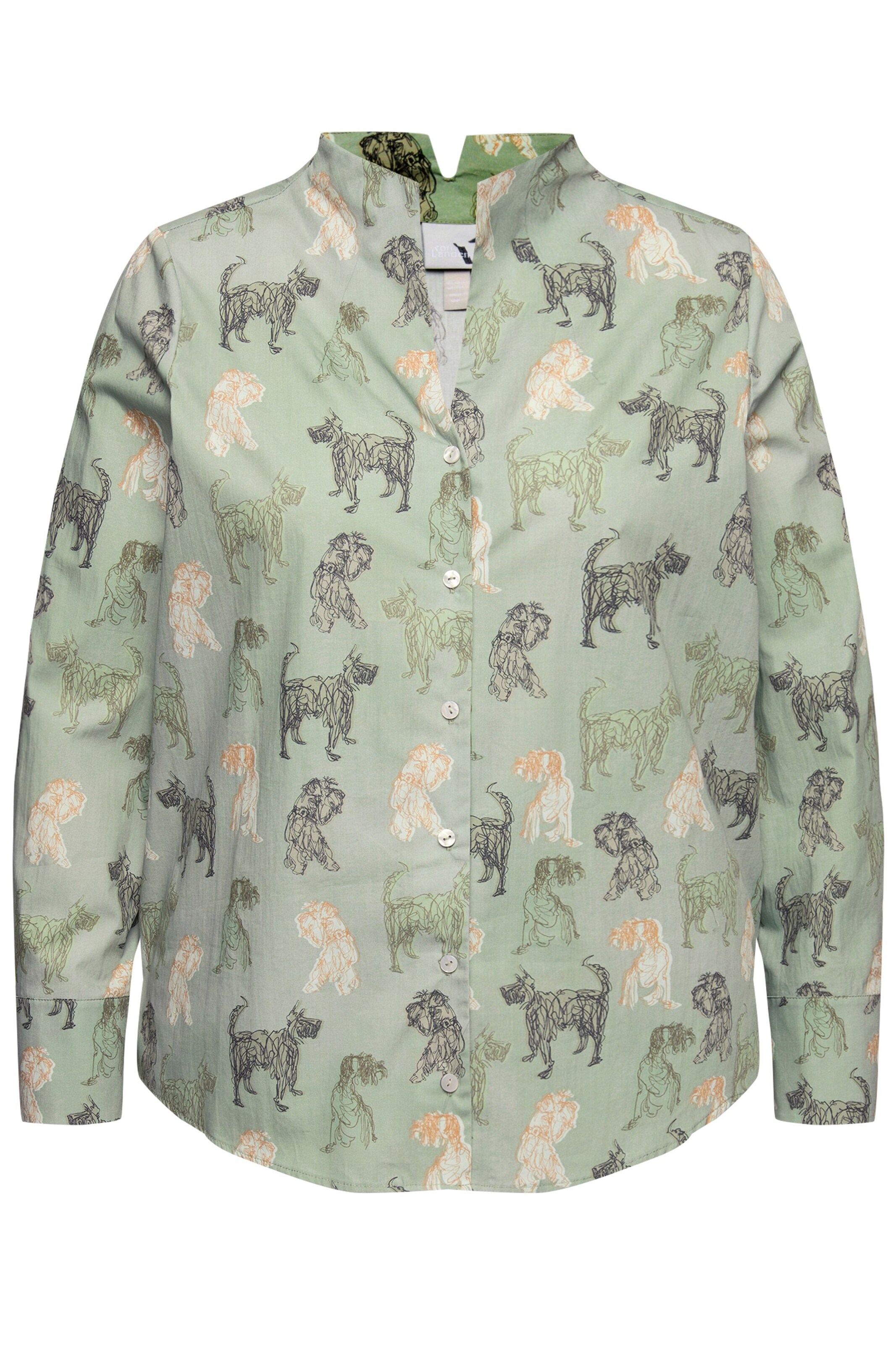 Ulla Popken Bluse in Grün: Vorderseite