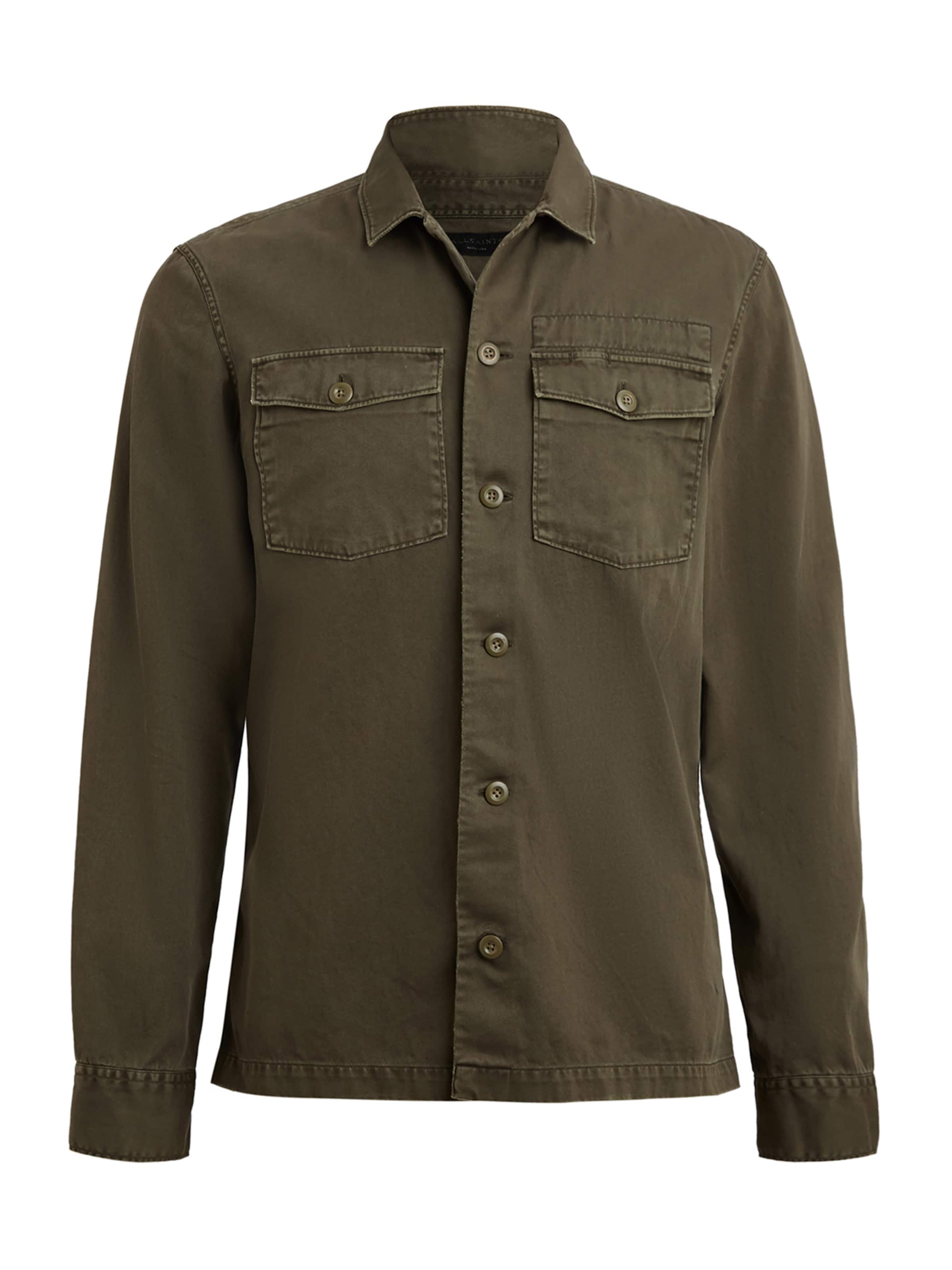 AllSaintsRegular Fit Košulja - zelena boja: prednji dio