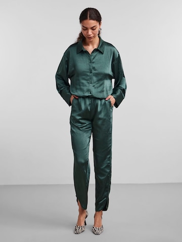 Y.A.S Tapered Broek 'VIMA' in Groen