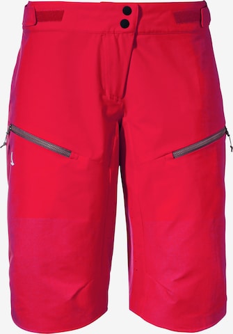 Schöffel - Folgado Calças outdoor ' Steep Trail ' em vermelho: frente
