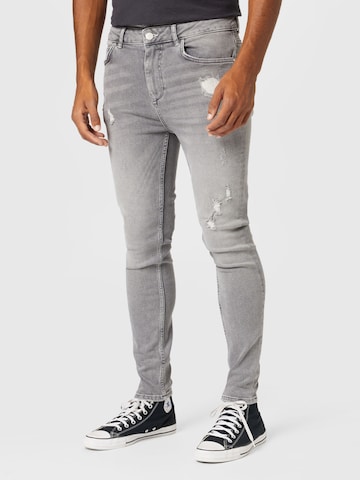 ABOUT YOU Slim fit Jeans 'Flynn' in Grey: front