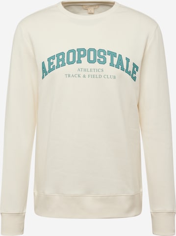 AÉROPOSTALE Sweatshirt 'КRACK & FIELD' i beige: forside