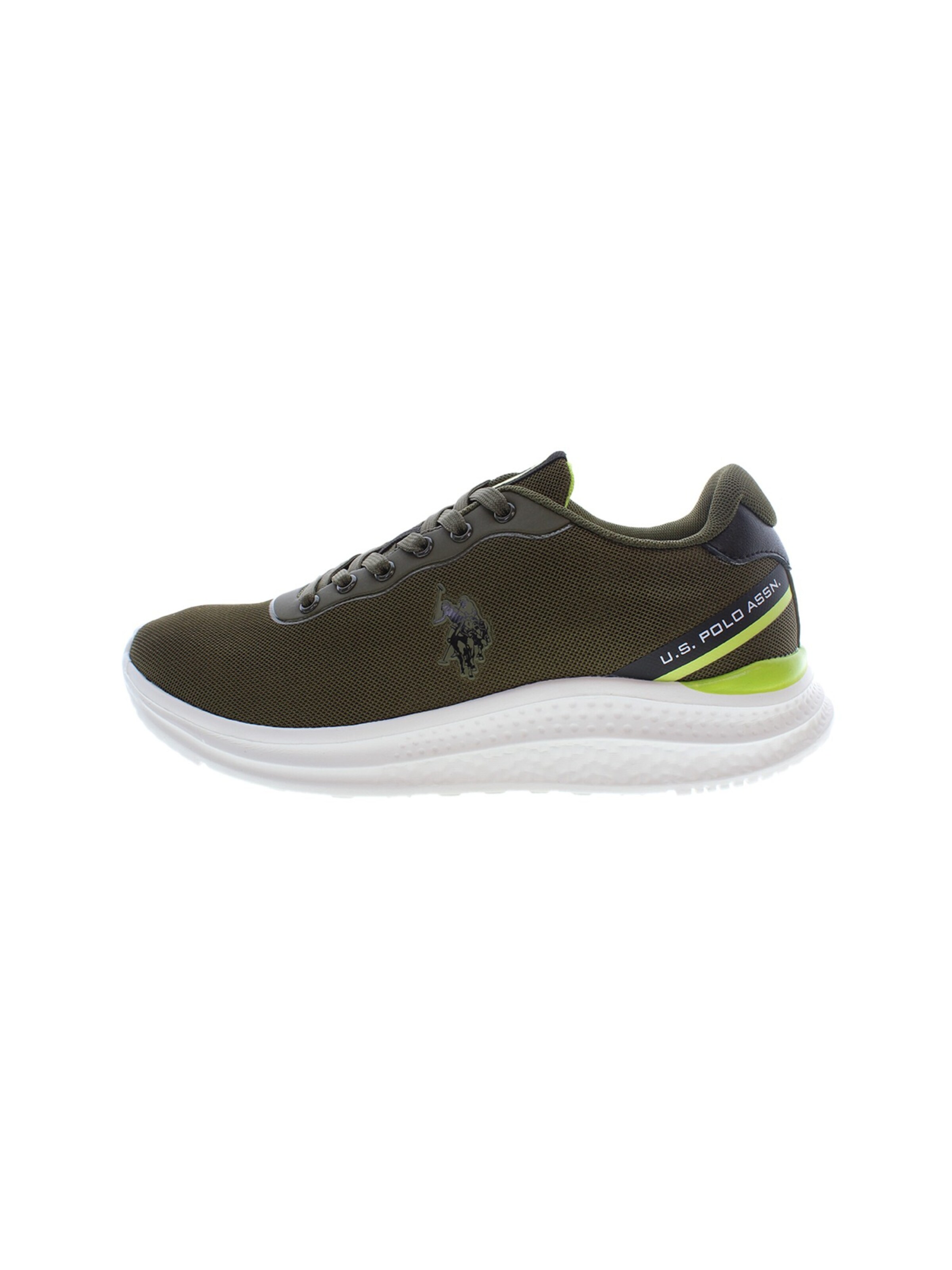 Sneaker bassa 'Kaleb' di U.S. POLO ASSN. in verde: frontale
