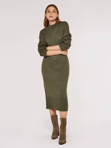 Apricot Knitted dress in Green