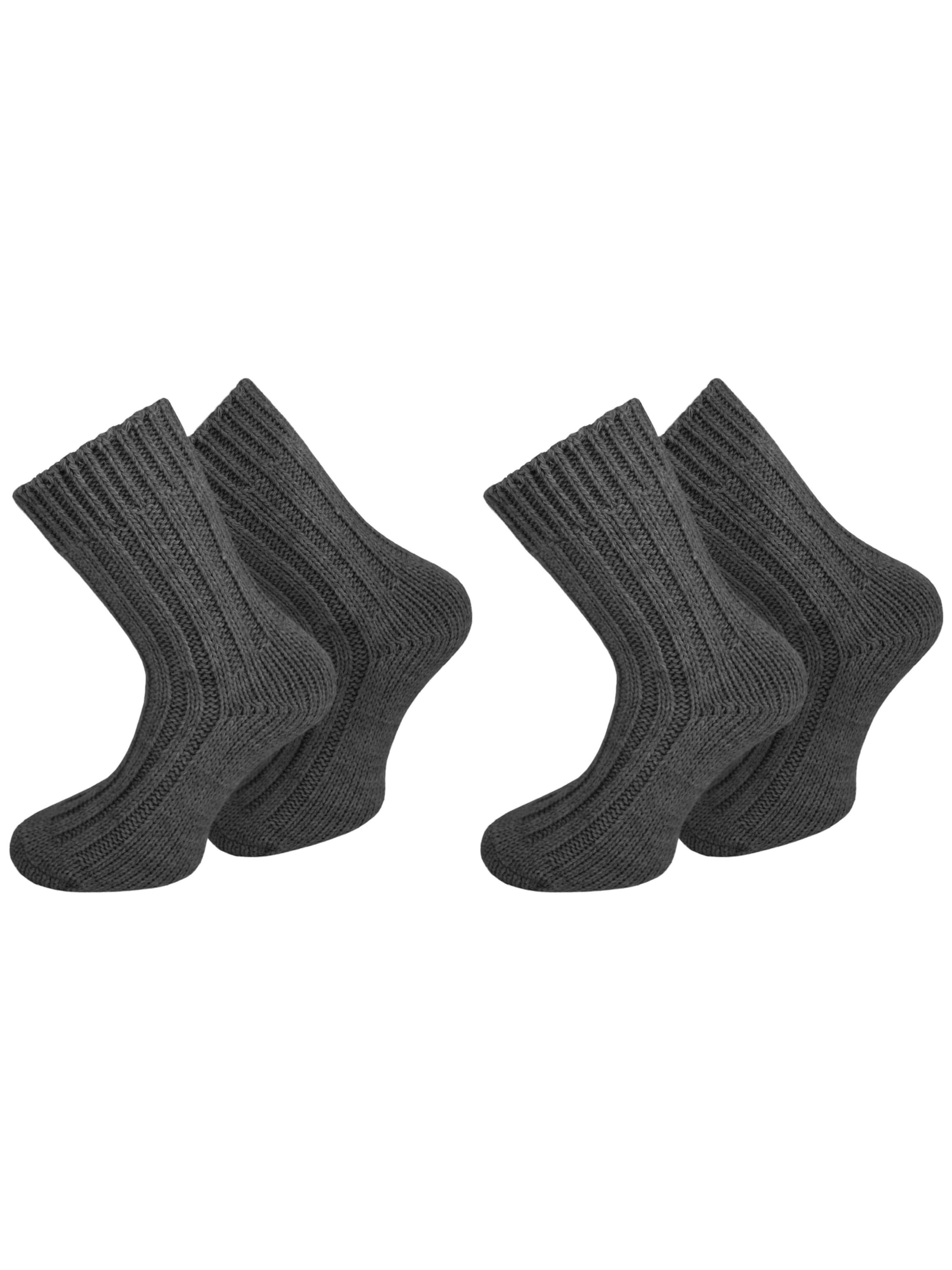 Chaussettes normani en gris : devant