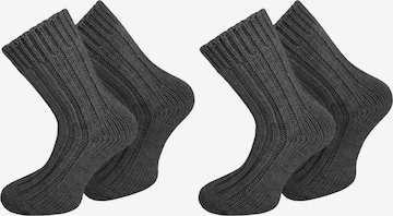 normani Socks in Grey: front