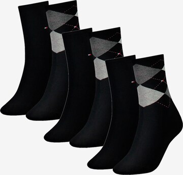 Chaussettes TOMMY HILFIGER en noir : devant