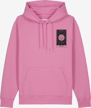 Watapparel Sweatshirt ' Tarot Death ' in Roze: voorkant