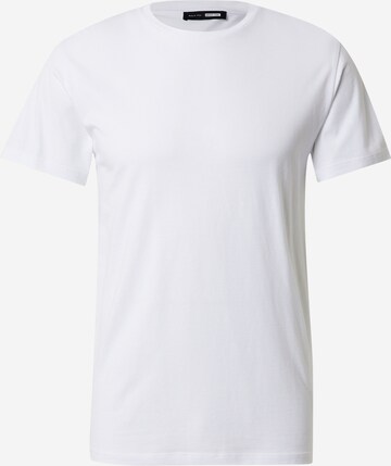 DAN FOX APPAREL T-shirt 'Piet' i vit: framsida