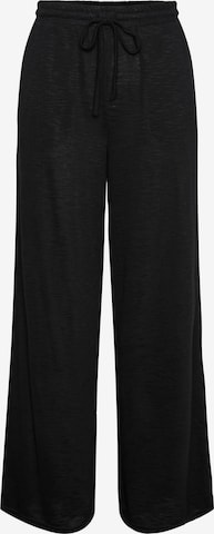 PIECES Loose fit Pants in Black: front