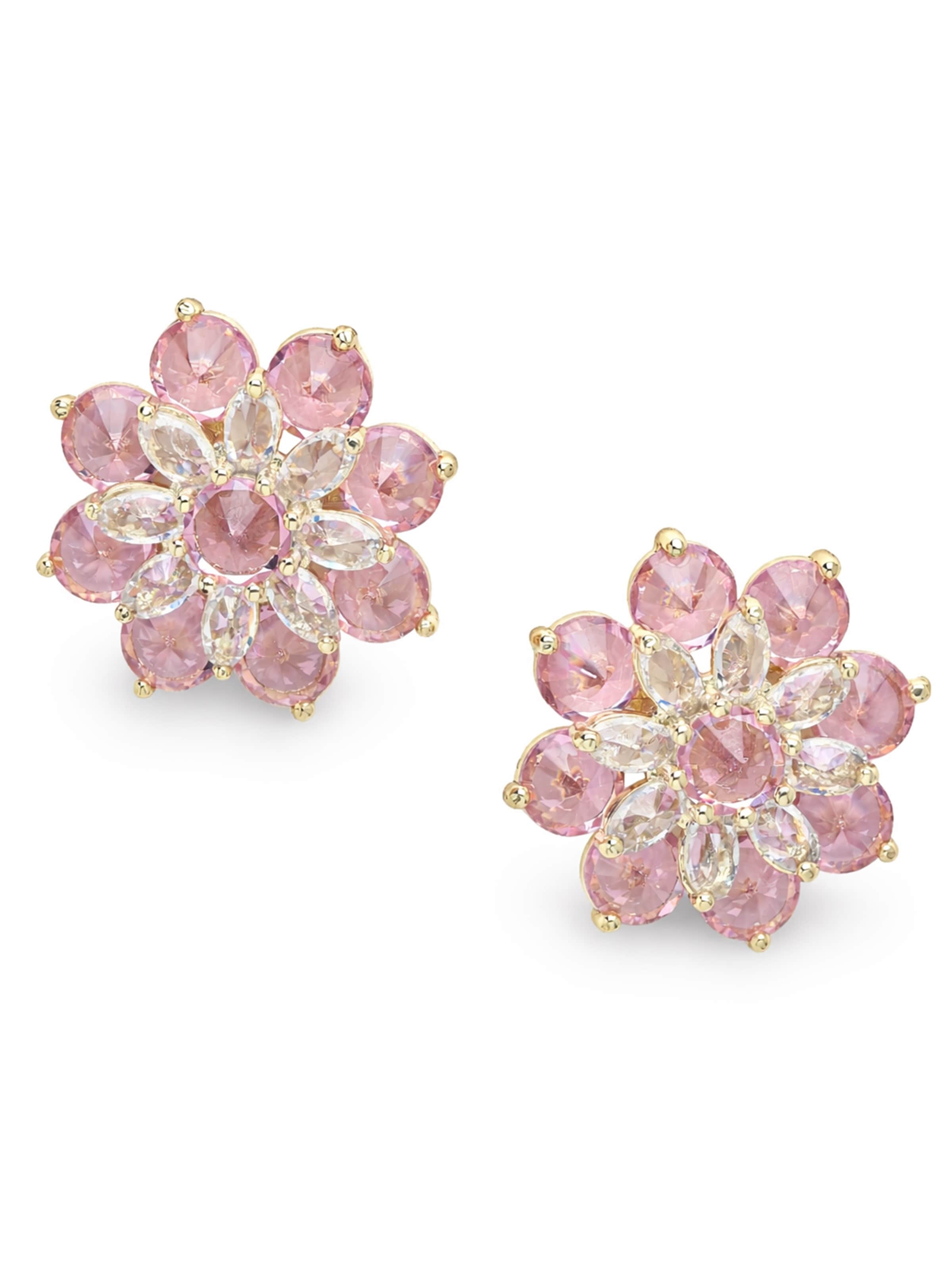 AVANT-GARDE PARIS Oorbellen in Roze: voorkant