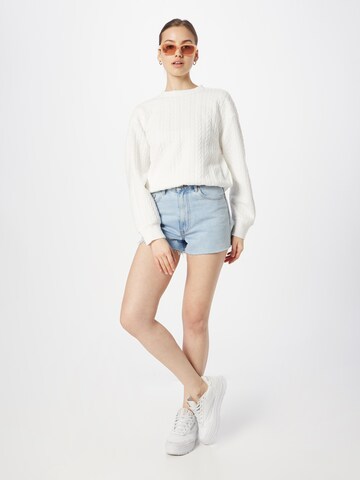 Hailys Sweatshirt 'Joline' i vit