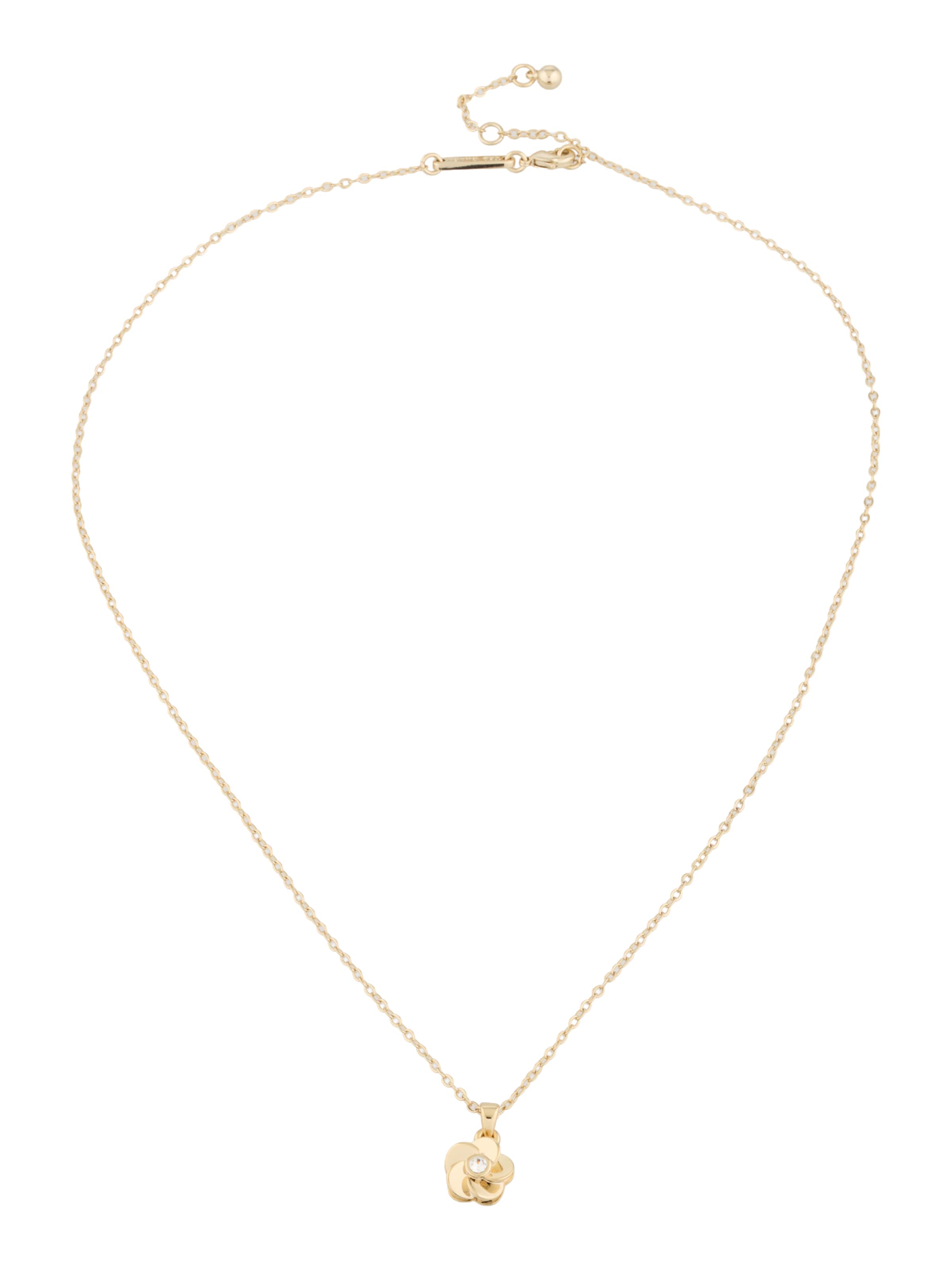 Chaîne 'Parnela' Ted Baker en or : devant