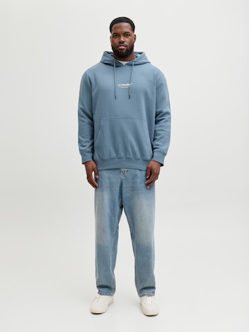 Jack & Jones Plus Sweatshirt 'JJESOHO' in Blau