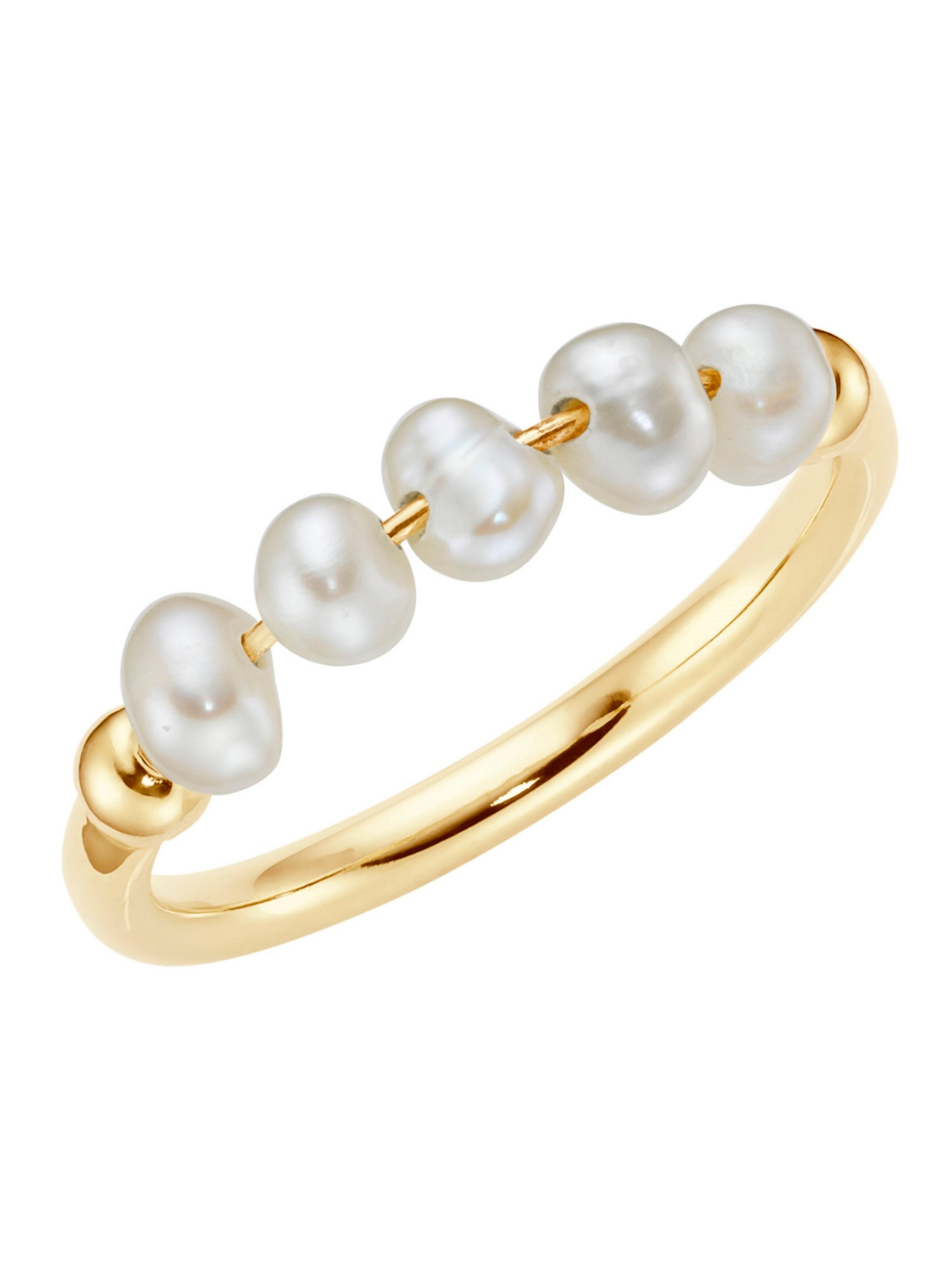 Anello di Smart Jewel in oro: frontale