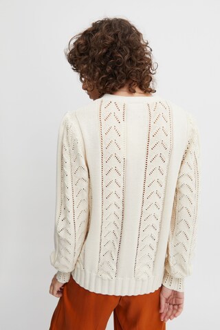 Atelier Rêve Knit Cardigan in Beige