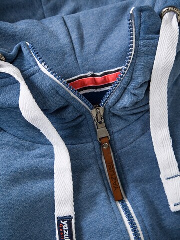 yazubi Zip-Up Hoodie 'Jacob' in Blue